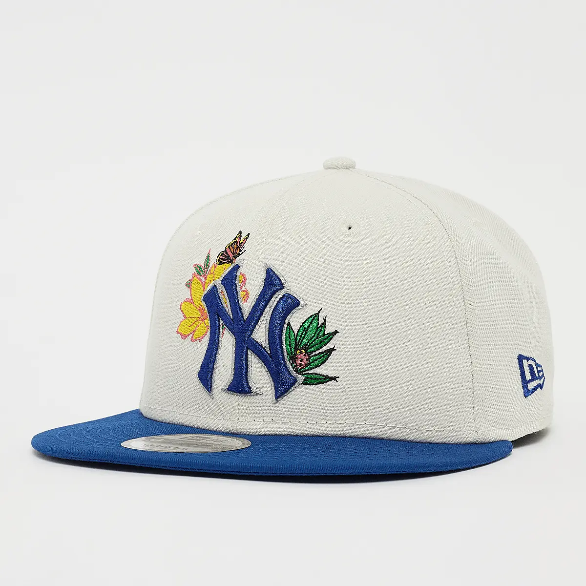 

Бейсболка New Era 9Fifty Floral MLB New York Yankees, бежевый/синий