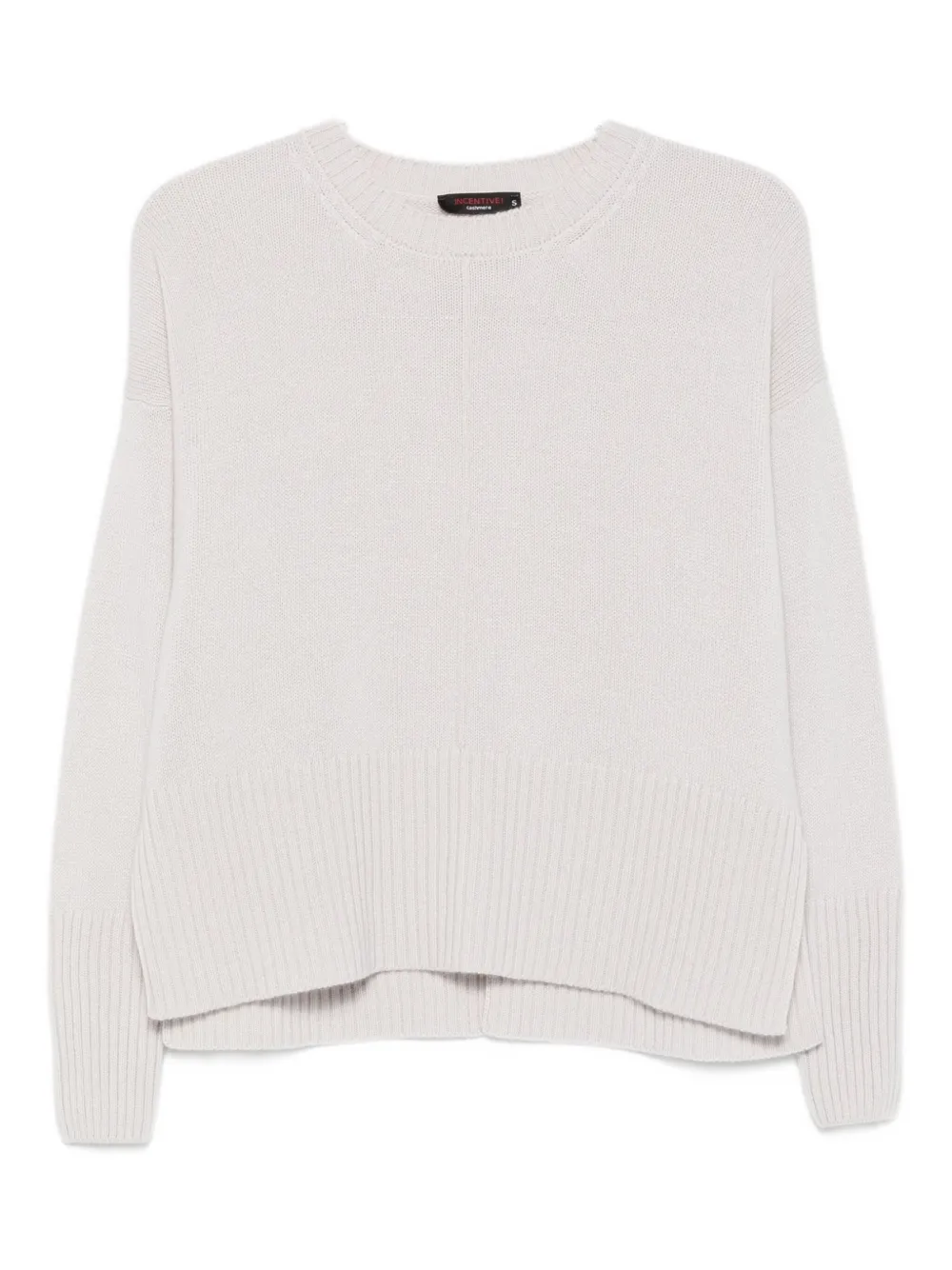 

Свитер с круглым вырезом Incentive! Cashmere, серый