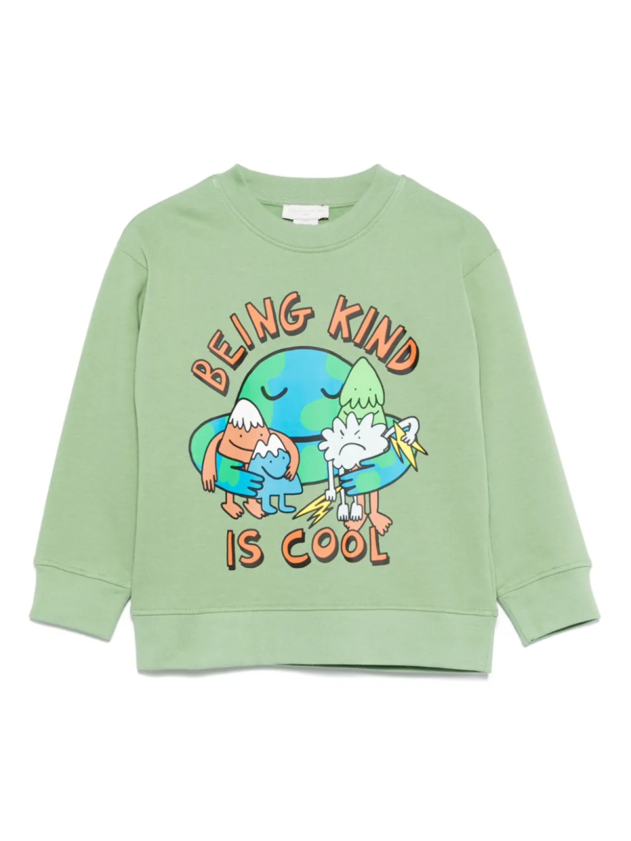 

Толстовка с принтом «Земля» Stella McCartney Kids, зеленый