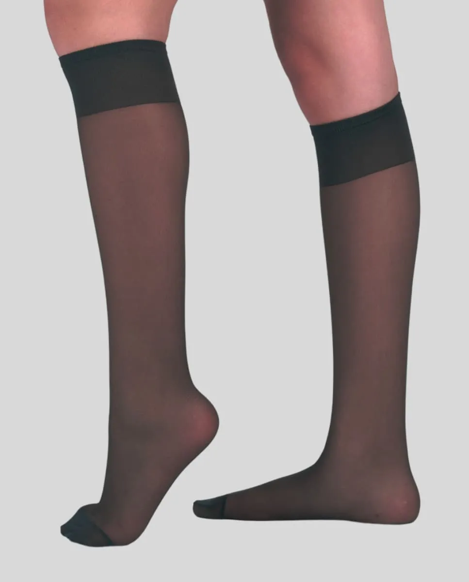 

Партия из 3 упаковок женских мини-колготок 20 ден с антидавлением на манжете, в упаковке 2 пары Platino, черный