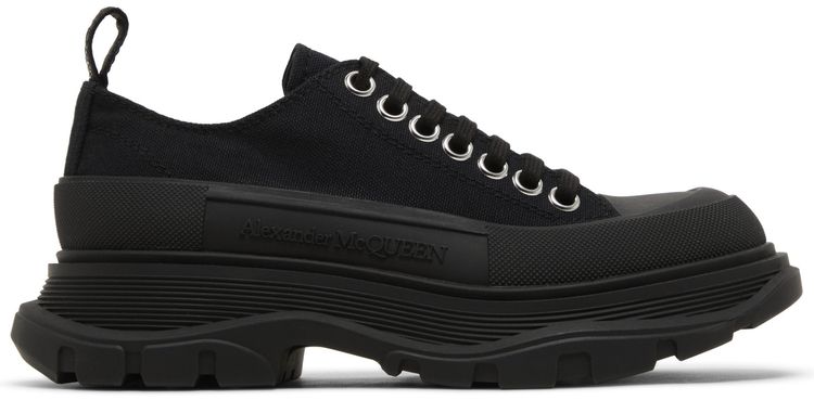 Кроссовки Alexander McQueen Wmns Tread Slick Lace Up 'Triple Black', черный