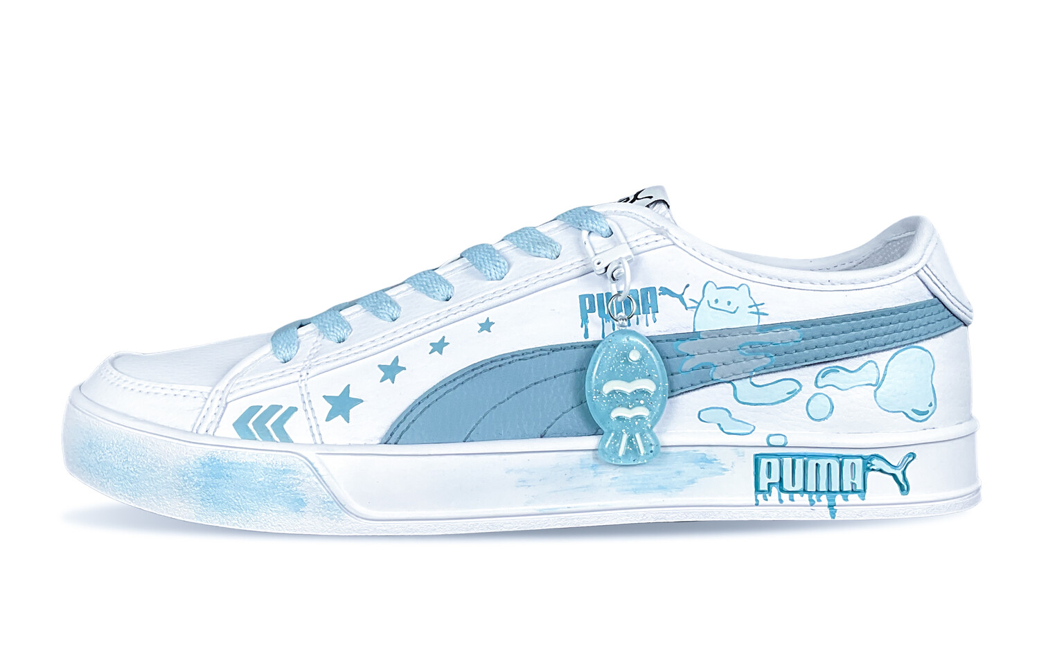 

Кроссовки для скейтбординга Smash V2, унисекс, низкие, синий Puma