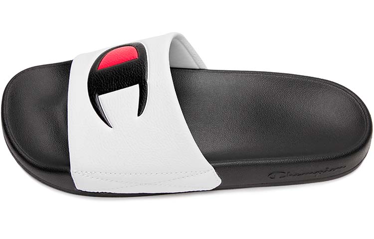 Кроссовки Campus Slide Unisex черно-белые Champion