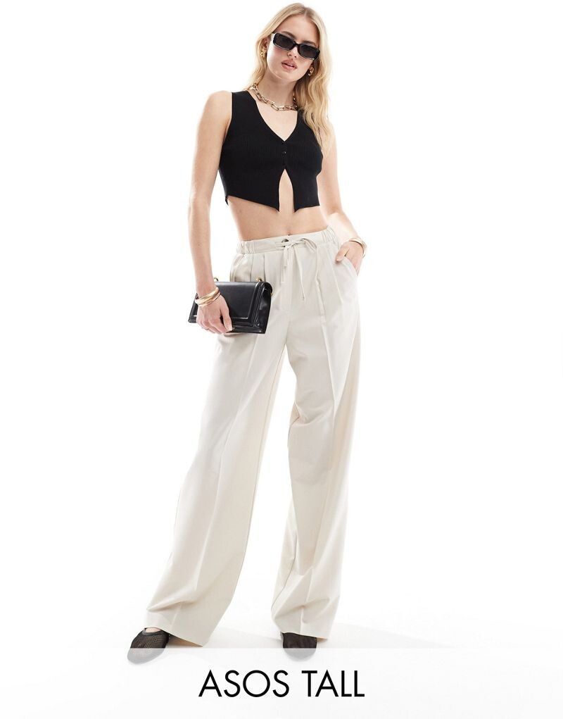 

Узкие брюки прямого кроя ASOS DESIGN Tall