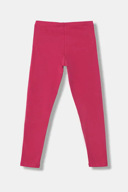 Леггинсы из хлопка с эластаном United Colors of Benetton, розовый — фото 2