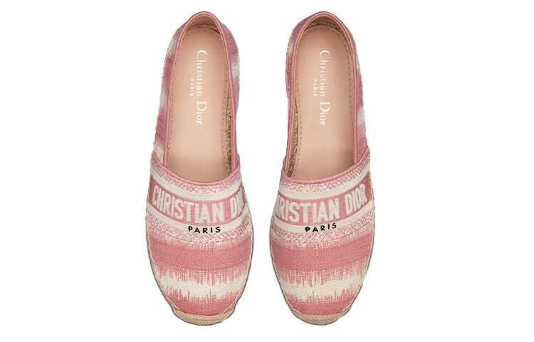 Женские эспадрильи Dior Granville, розовый