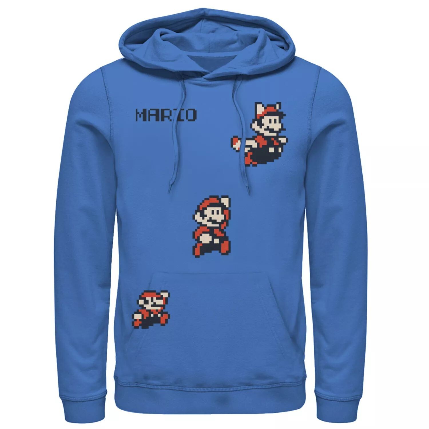 

Мужская толстовка с капюшоном Super Mario 8-Bit Transformation Licensed Character