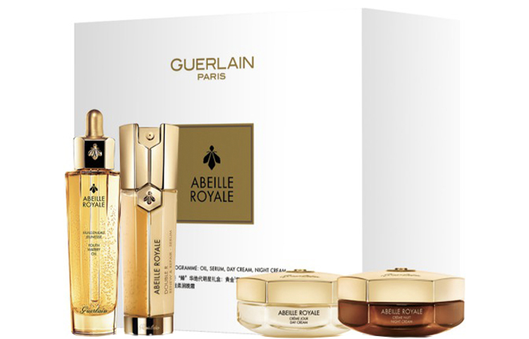 

Jiaolan Abeille Royale Fenghua Supreme Star Box набор для ухода за кожей: подтягивающий, увлажняющий, восстанавливающий комплект из 4 предметов GUERLAIN