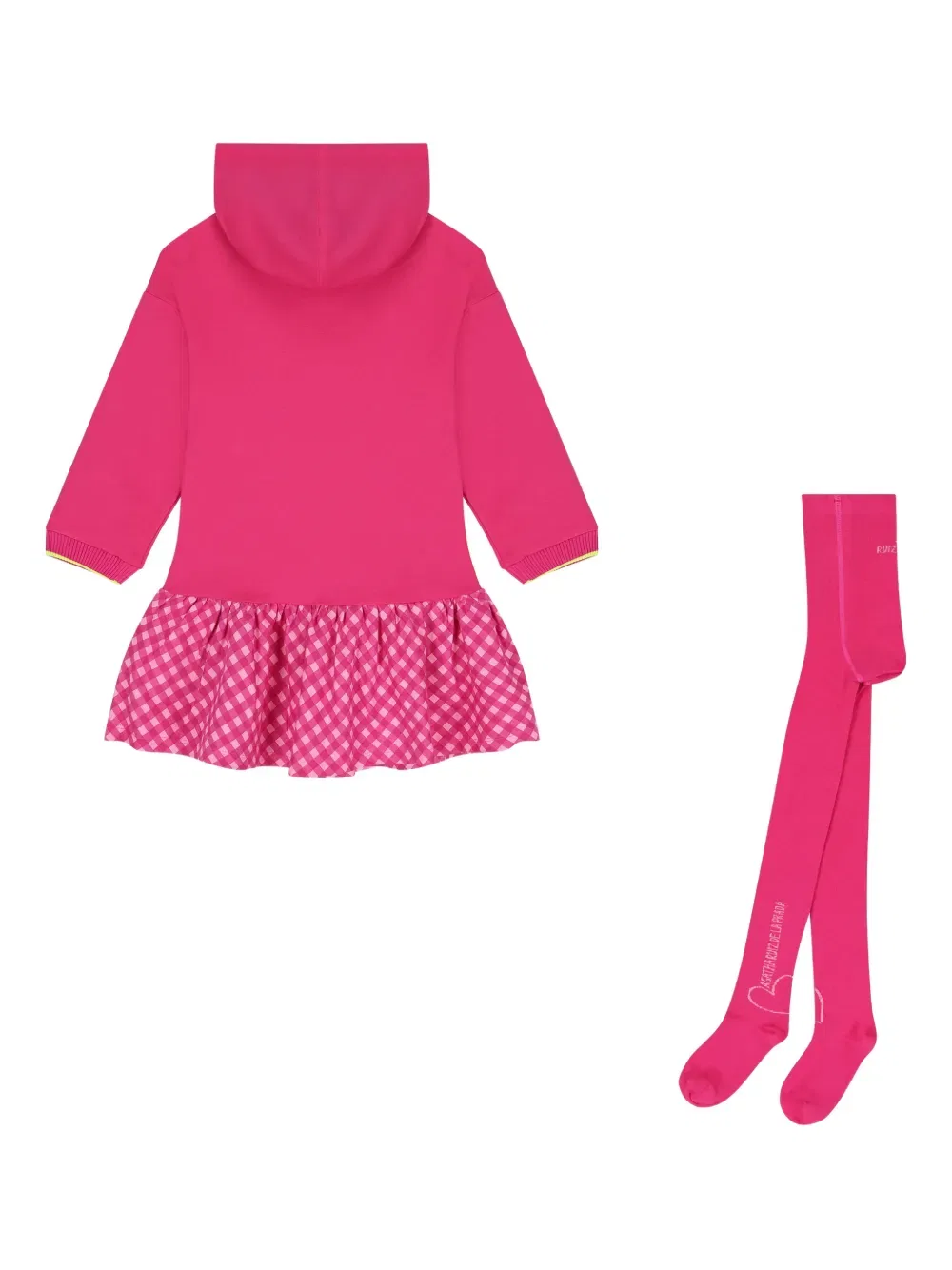 Комплект из платья с капюшоном и колготок Agatha Ruiz De La Prada, розовый — фото 2