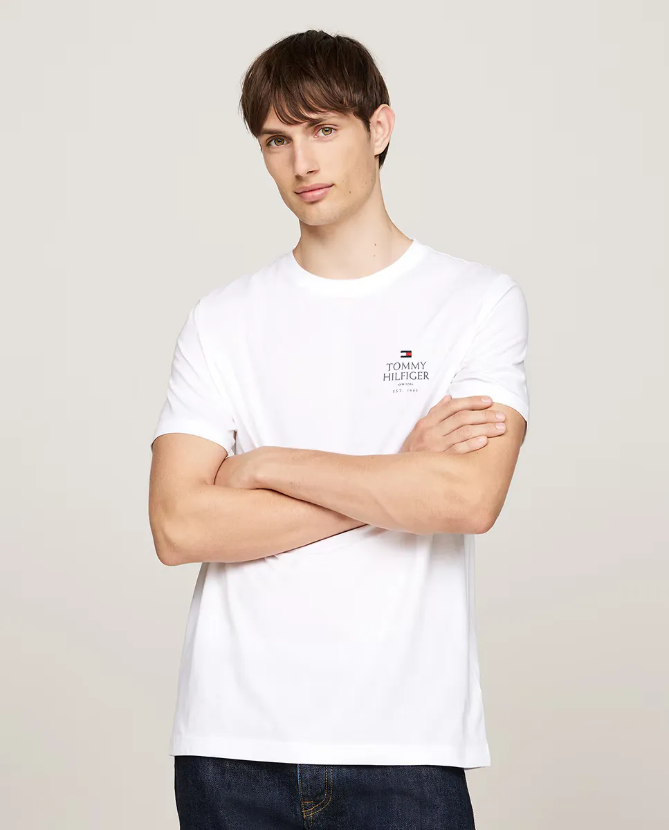 

Мужская футболка с коротким рукавом Tommy Hilfiger, белый
