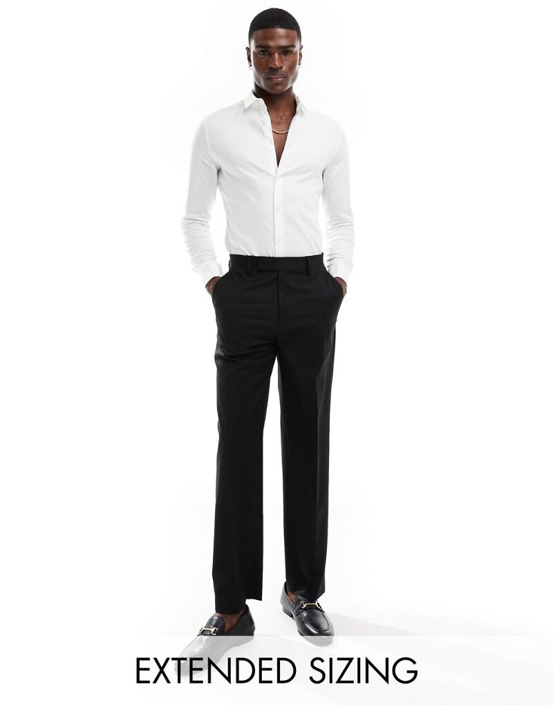 

Белая оксфордская рубашка скинни скинни с двойными манжетами ASOS DESIGN