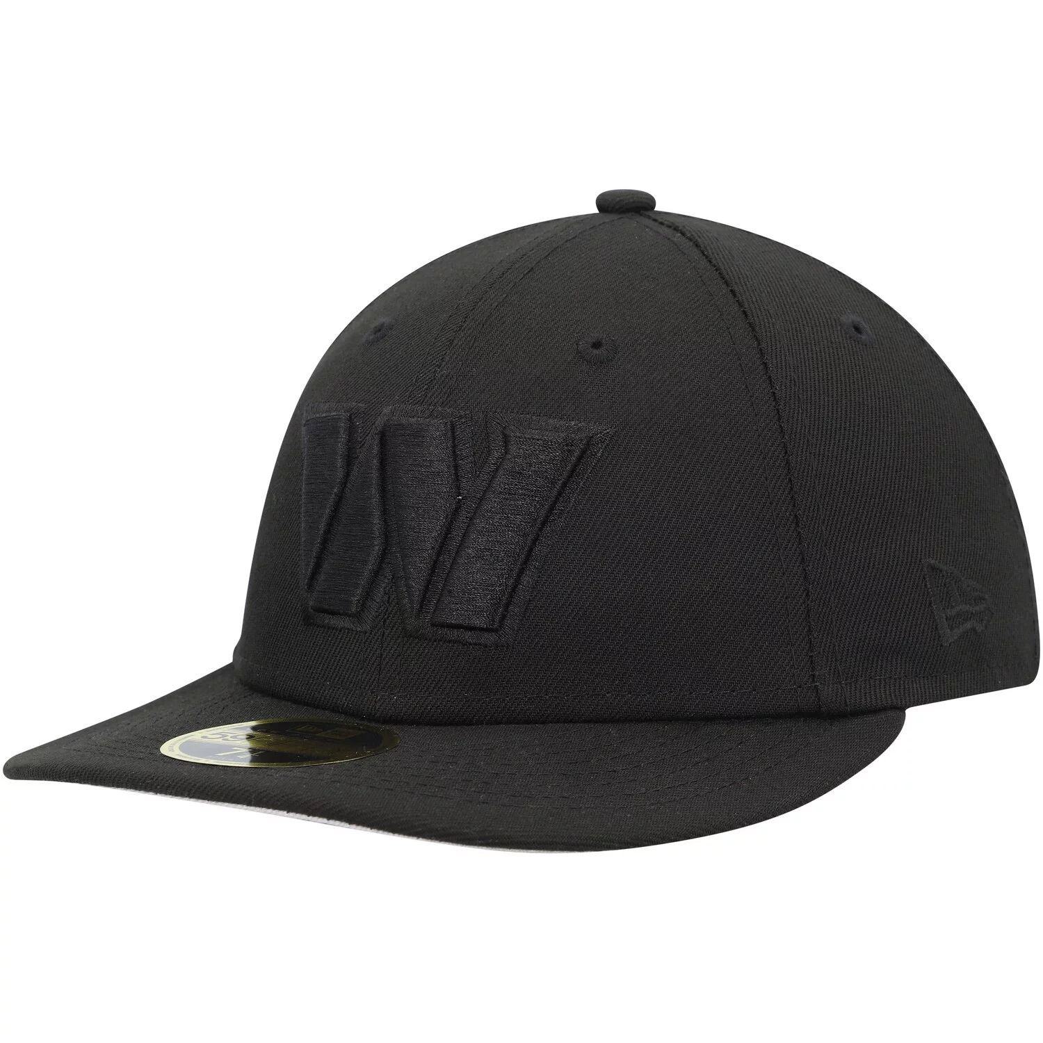 

Мужская приталенная шляпа New Era Washington Commanders Black on Black II Low Profile 59FIFTY