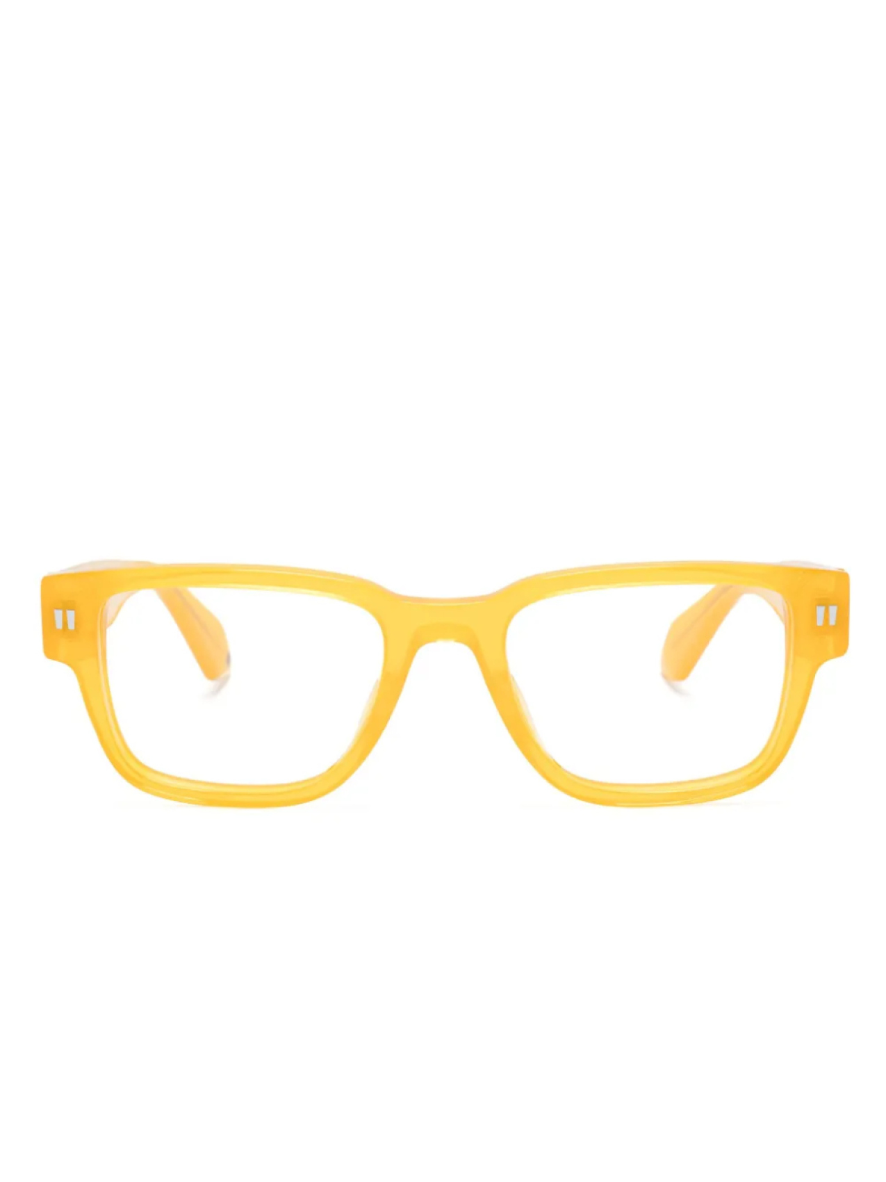 

Off-White Eyewear очки с логотипом, желтый