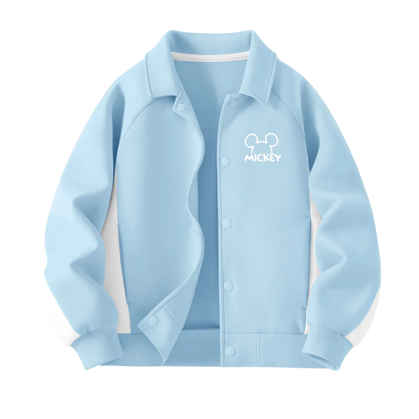 Детская толстовка с круглым вырезом Disney, Thick Board Di Line K Misty Blue