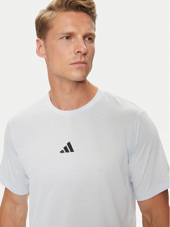 Техническая футболка стандартного кроя Adidas, синий — фото 4