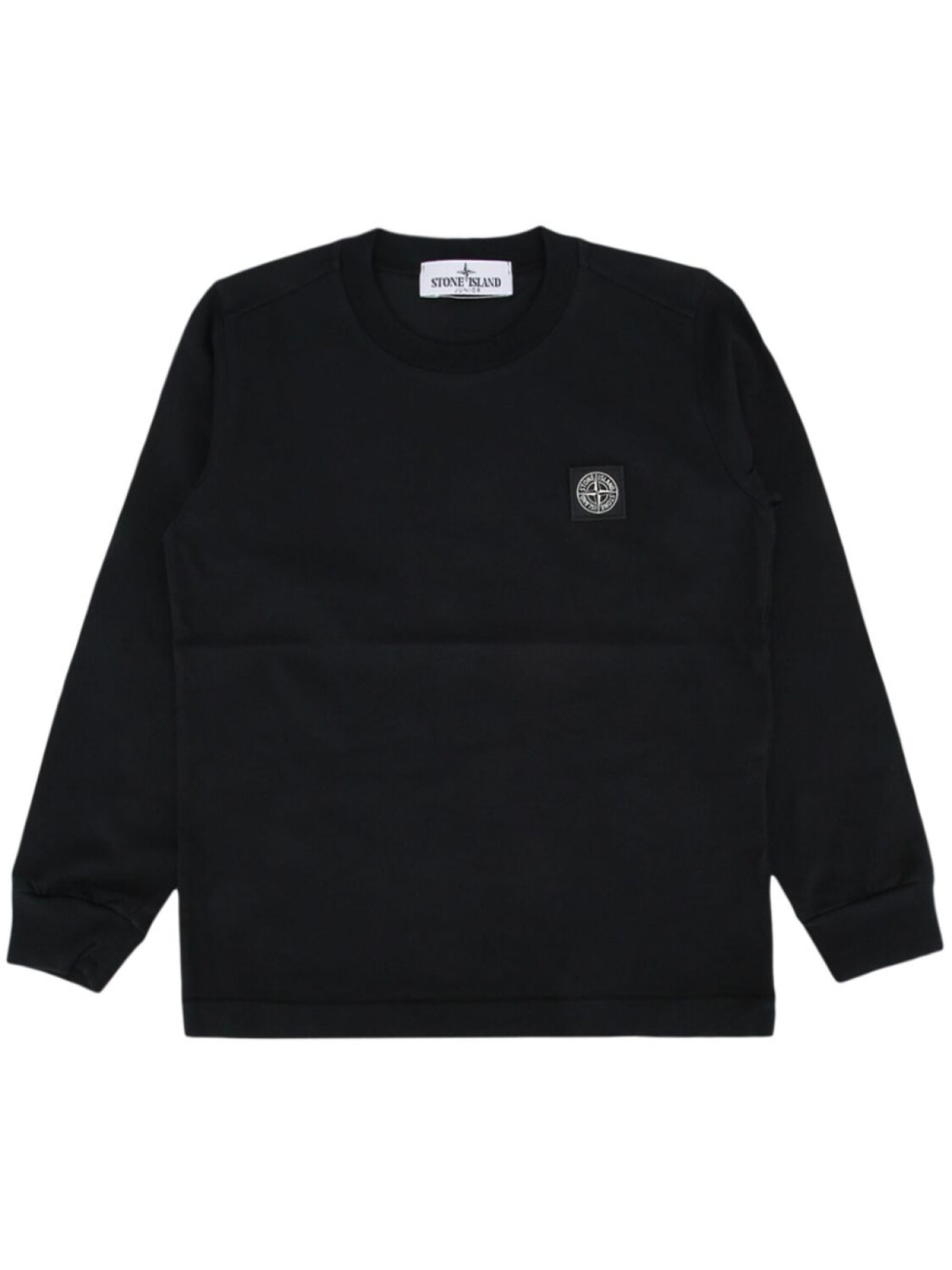 

Stone Island Junior хлопковая футболка, черный