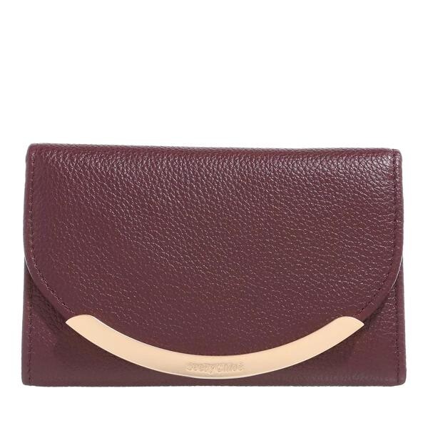 

Кошелек french wallet leather full See By Chloé, красный