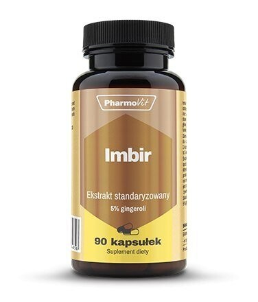 

Имбирь стандартизированный 400 мг, 90 капсул, Pharmovit