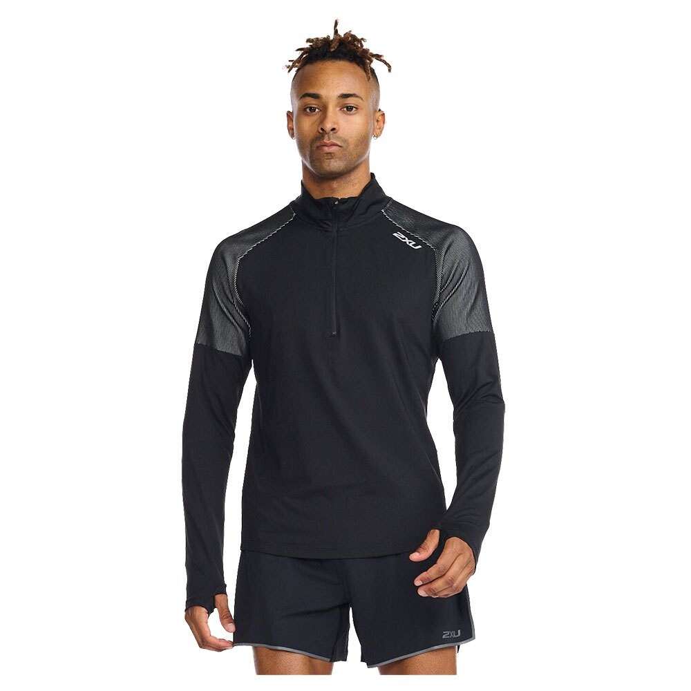 

Футболка 2XU Light Speed Half Zip, черный