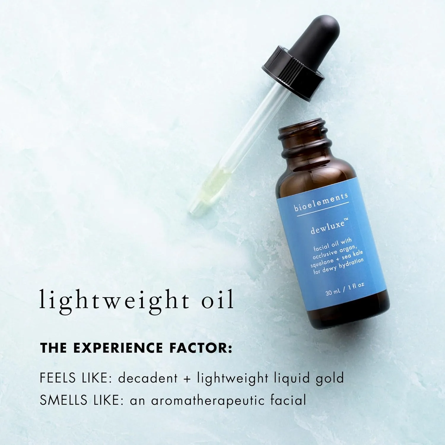 Сыворотка Bioelements — Dewluxe - - Легкое - Увлажняет кожу и уменьшает морщинки - Для комбинированной и сухой, 30 мл — фото 4