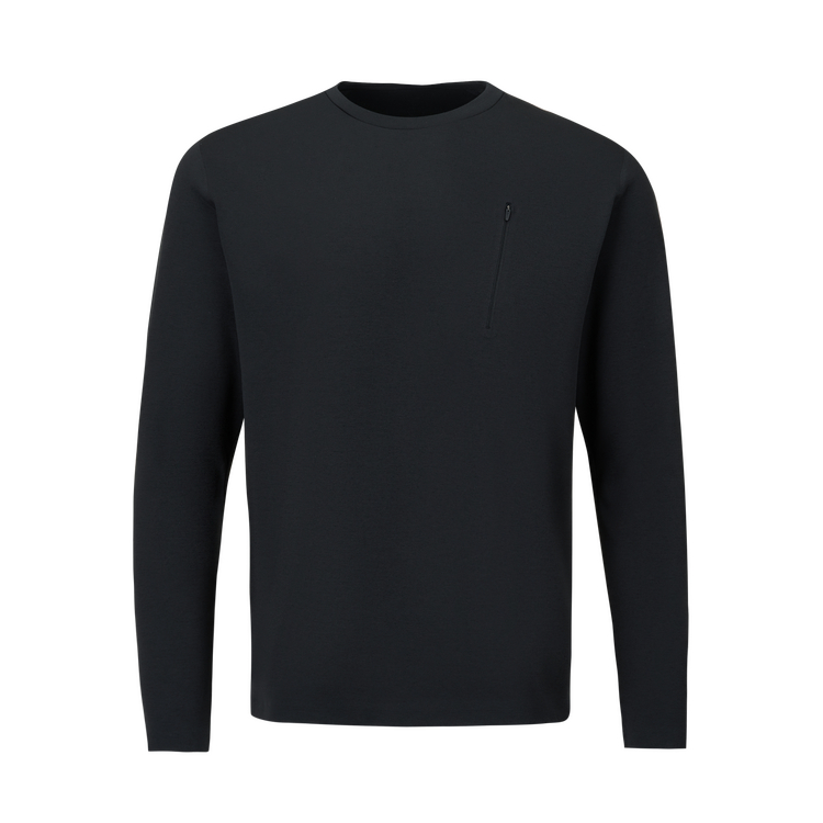 

Мужской трикотаж DUALIS с длинными рукавами Descente, ib-ink черный