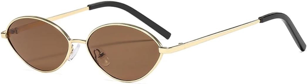 

Винтажные маленькие круглые солнцезащитные очки «кошачий глаз» для женщин, градиентные розовые солнцезащитные очки, женские солнцезащитные очки для вождения, защита от УФ-излучения UV400 UUPTTPL, Gold Tea