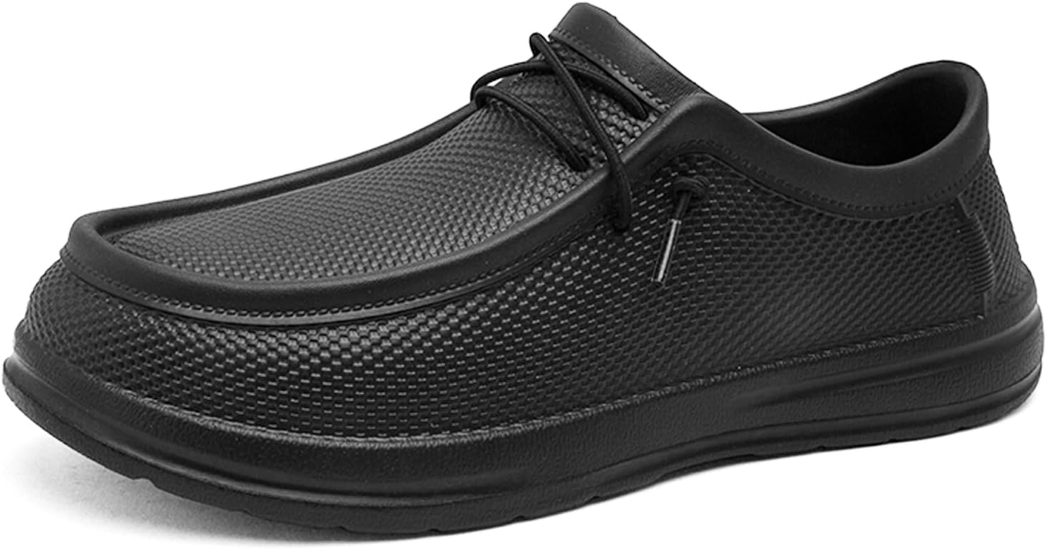 

Ботинки Armadillo Men с противоскользящей подошвой, водонепроницаемые, легкие, удобные для кухни, для ходьбы Generic, черный