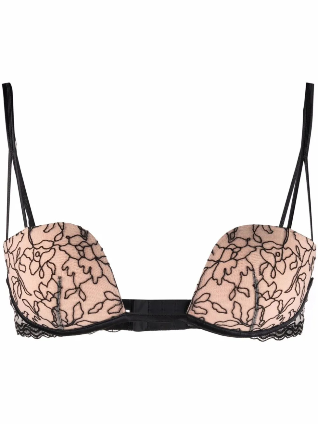 

La Perla кружевной бюстгальтер с вырезом в форме сердца, черный