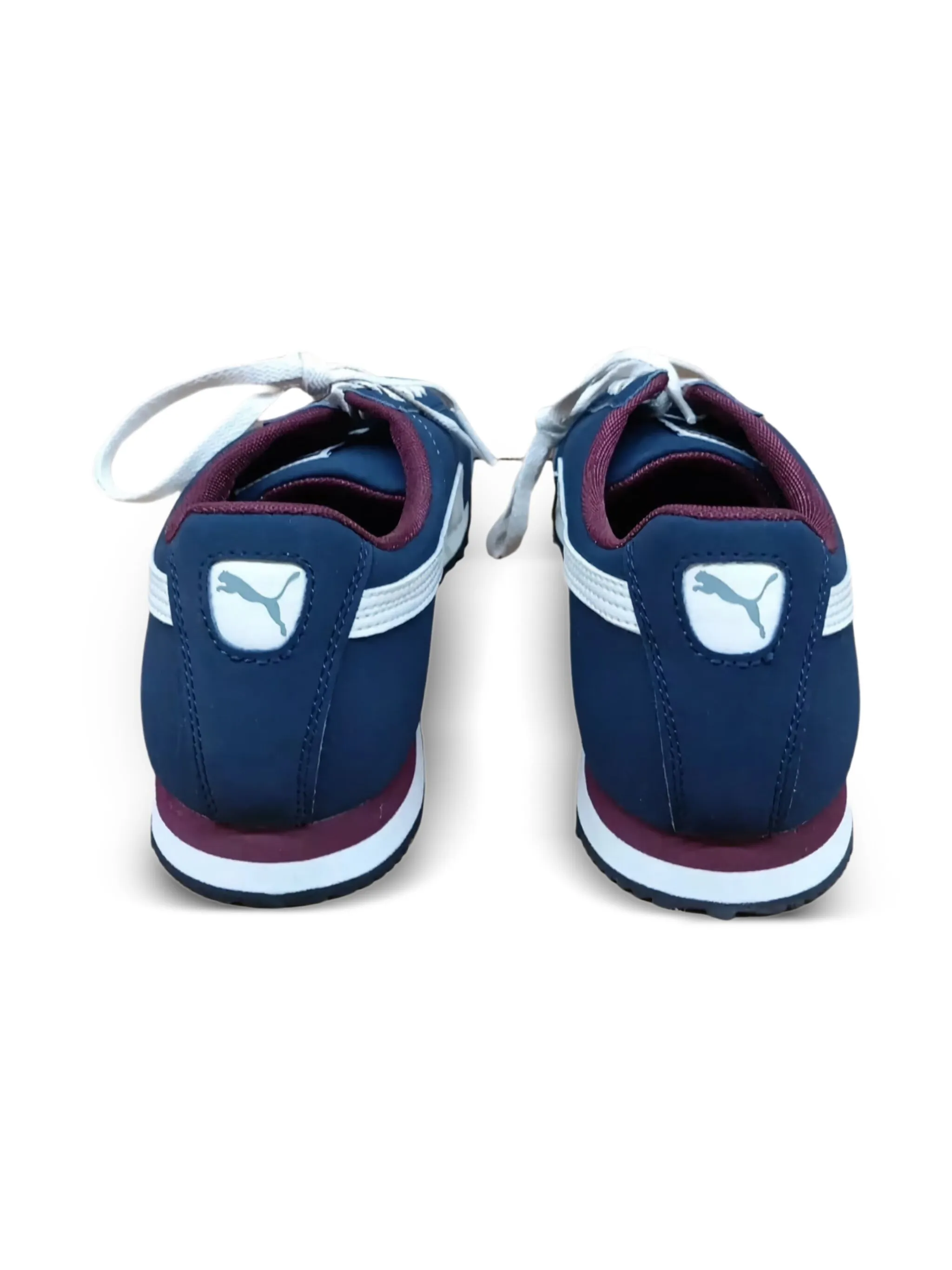 Кроссовки Roma Sl Nbk Peacoat/Marshmallow Puma Kids, синий — фото 3