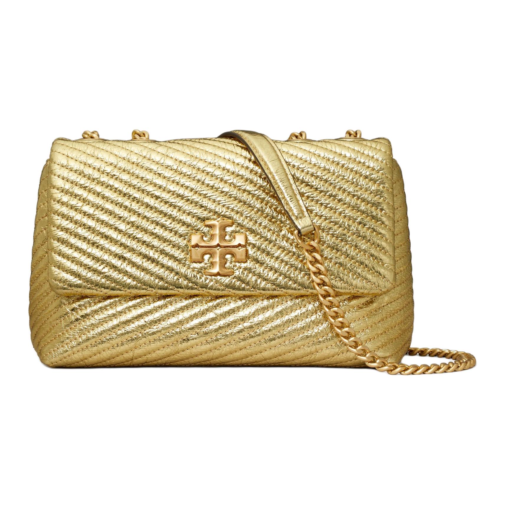 

Кожаная сумка Kira через плечо, маленькая женская сумка через плечо золото TORY BURCH, Set (Bag+Dust Bag)