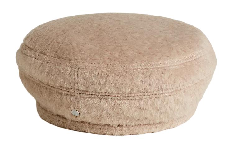 

HERMES Альпака шерстяной берет женский верблюжий, Camel