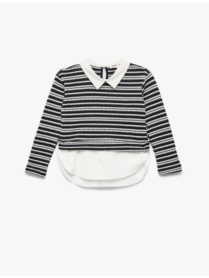 

KOTON Темно-синие полосатые толстовки