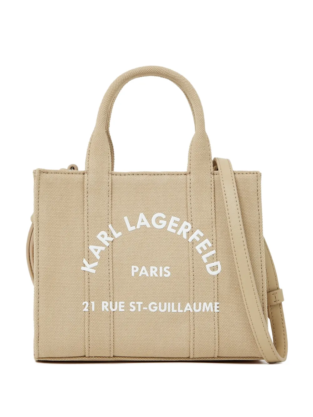 

Квадратная сумка-тоут Rue St-Guillaume размера мини Karl Lagerfeld, бежевый