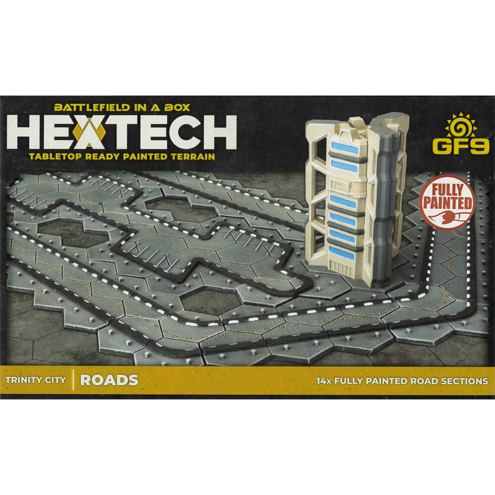

Миниатюра Gale Force 9 Battlefield in a Box: HexTech: Trinity City - Roads (14)