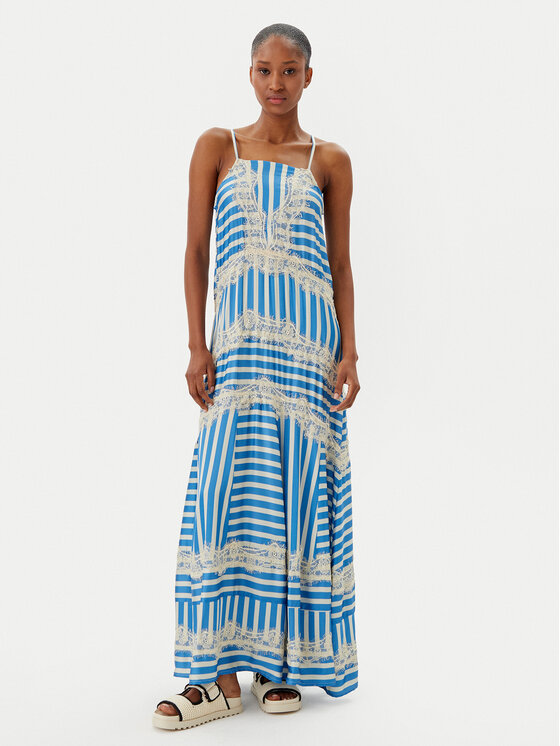 

Летнее платье стандартный крой Azure Stripes Rosalia PT2664CLD001 Maaji, синий