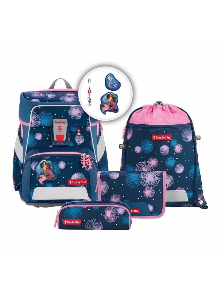 

Step by Step Бензиновый школьный рюкзак Mermaid Delia