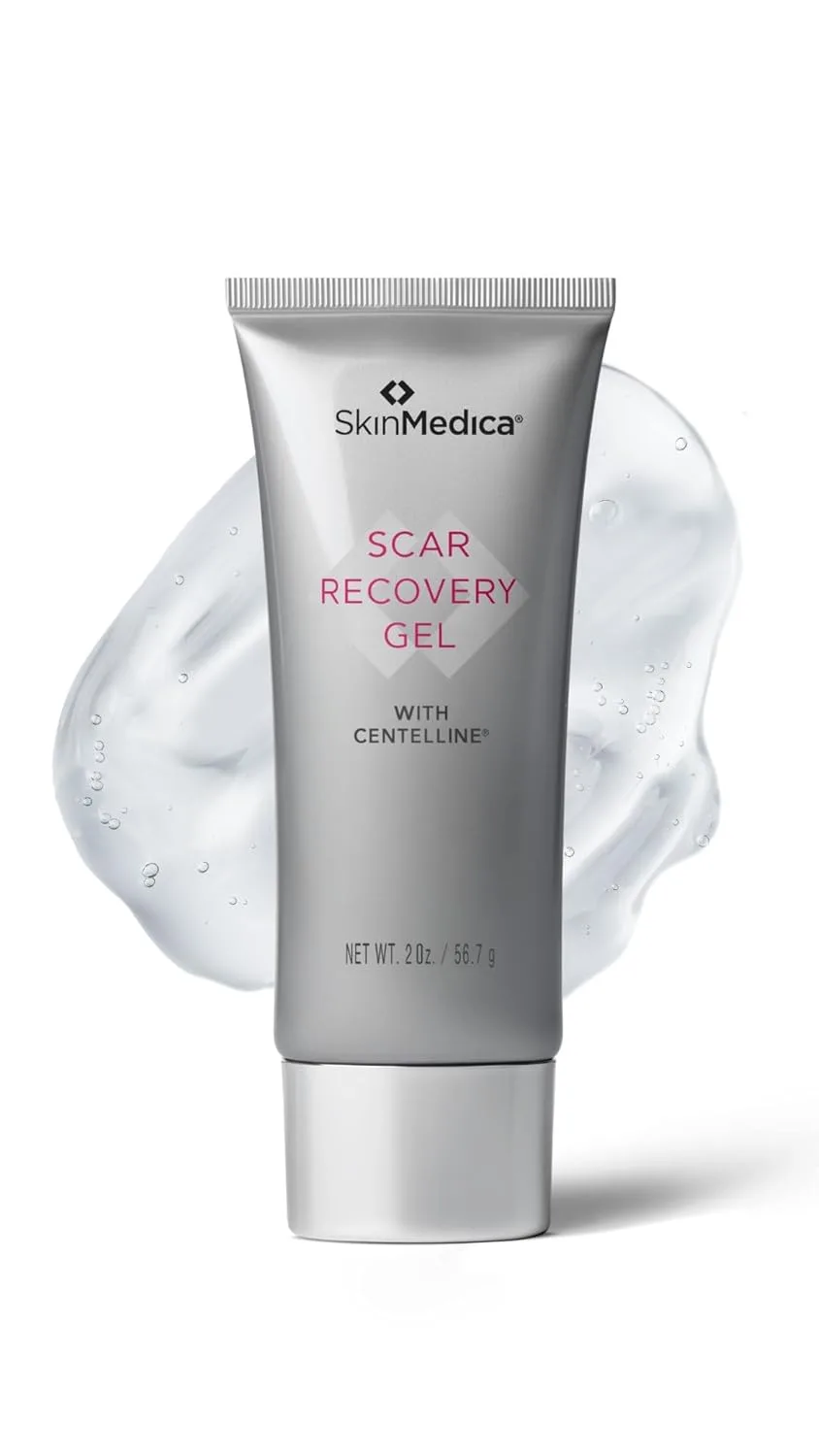 Гель для восстановления рубцов SkinMedica Scar Recovery Gel - экспертный гель для кожи лица и тела, незаменимое средство для уменьшения видимости рубцов на лице и теле, 57 г., red