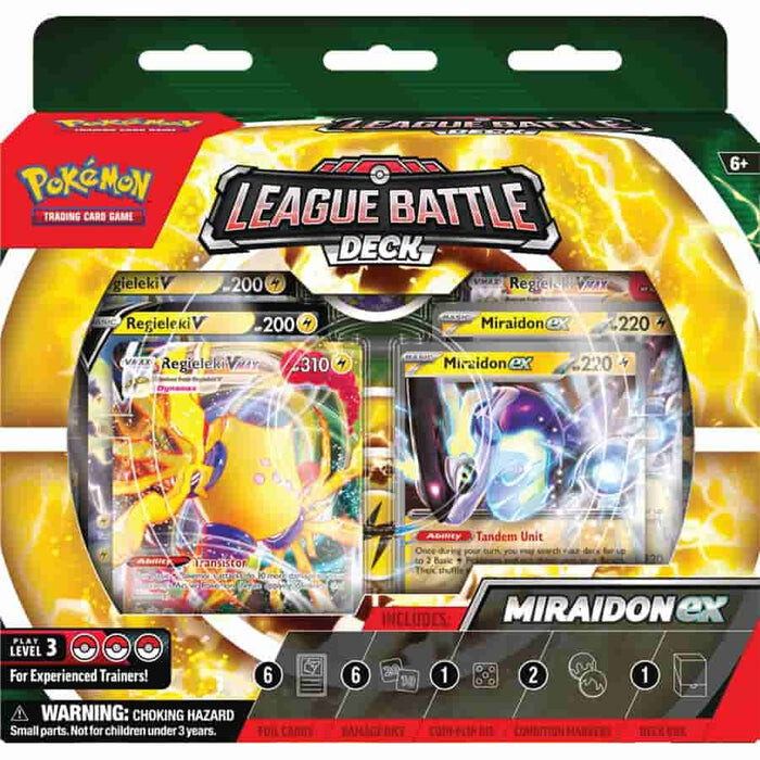 

Карточная игра Pokemon Company, Int Pokemon TCG - Miraidon and Regieleki Ex League Battle Deck