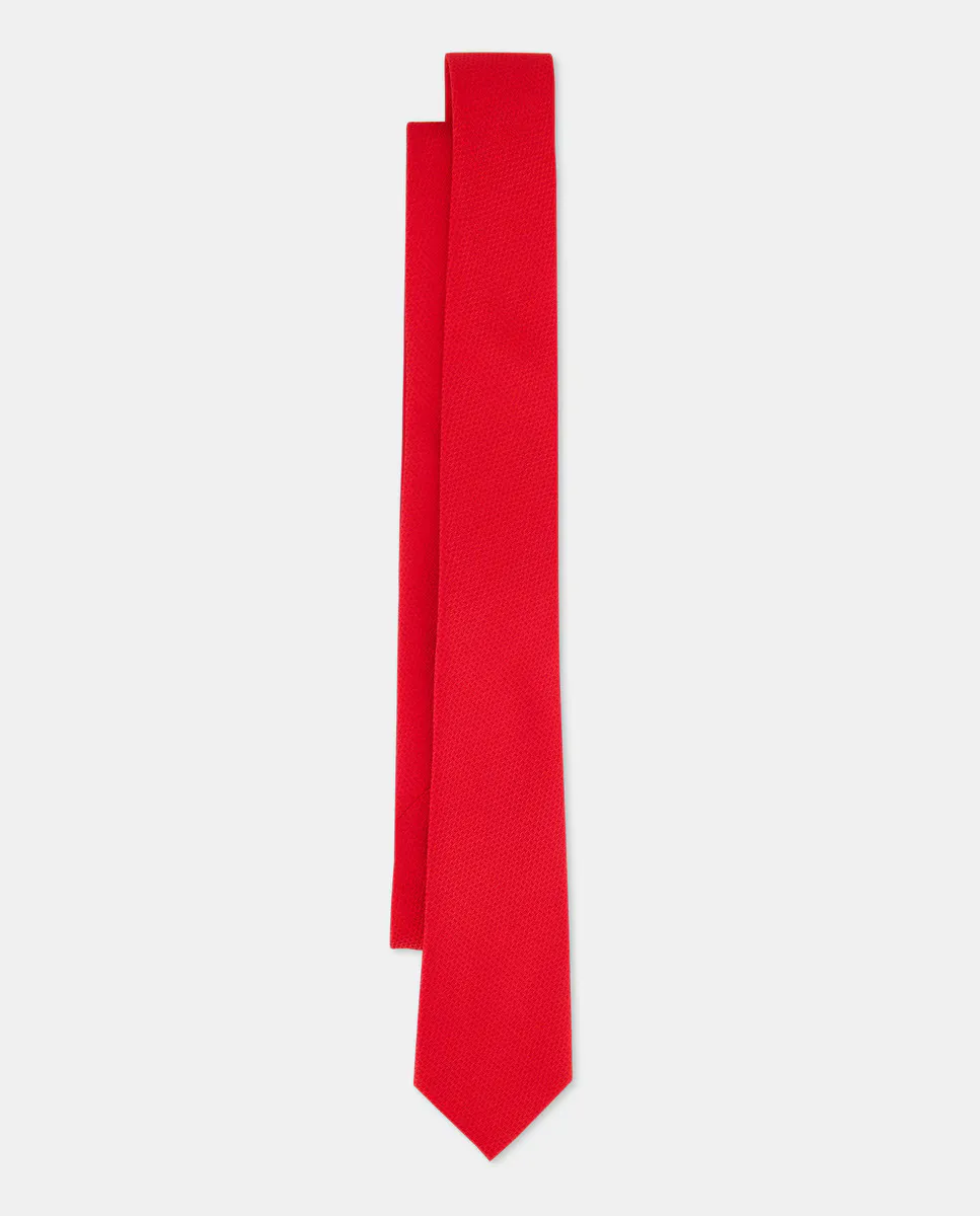 

Мужской однотонный структурированный галстук Easy Wear, коралловый