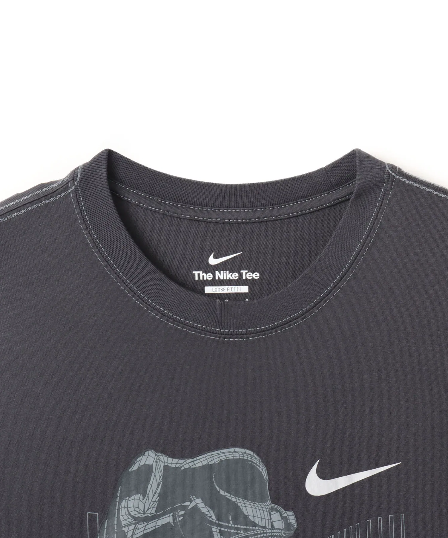 Мужская футболка NIKE FMRN с логотипом белая — фото 2