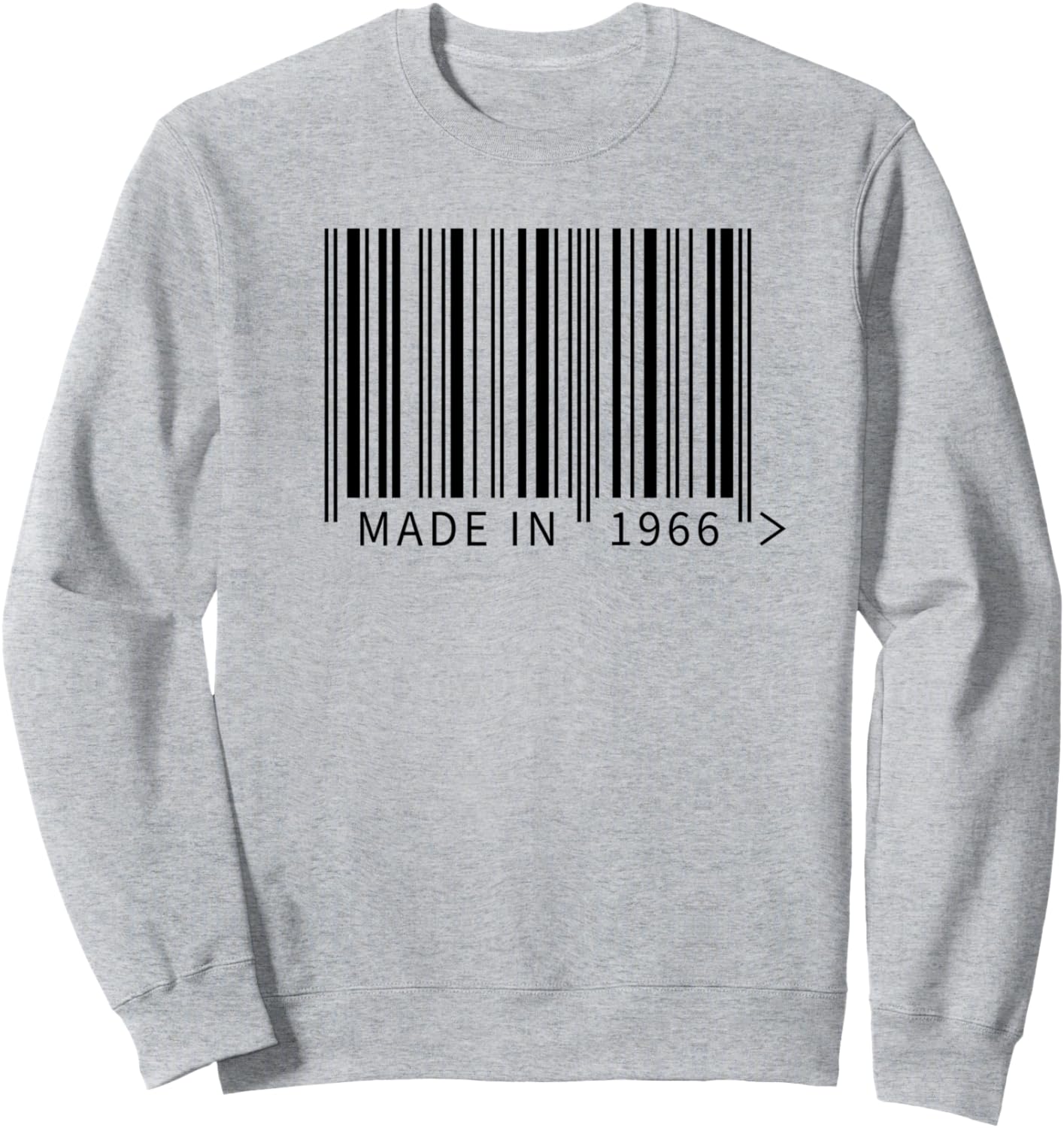 

1966 год - Забавная толстовка со штрихкодом для продавцов и шопоголиков Born In 1966 Novelty Birth Year Birthday Gift Ebd, серый