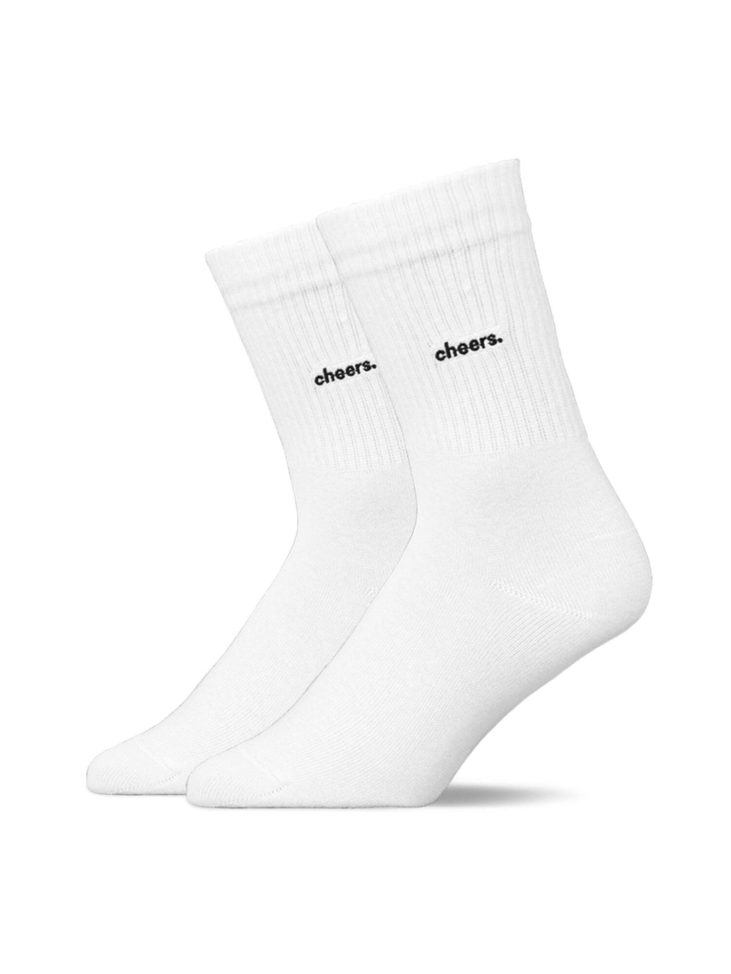 

SNOCKS Спортивные носки белого цвета