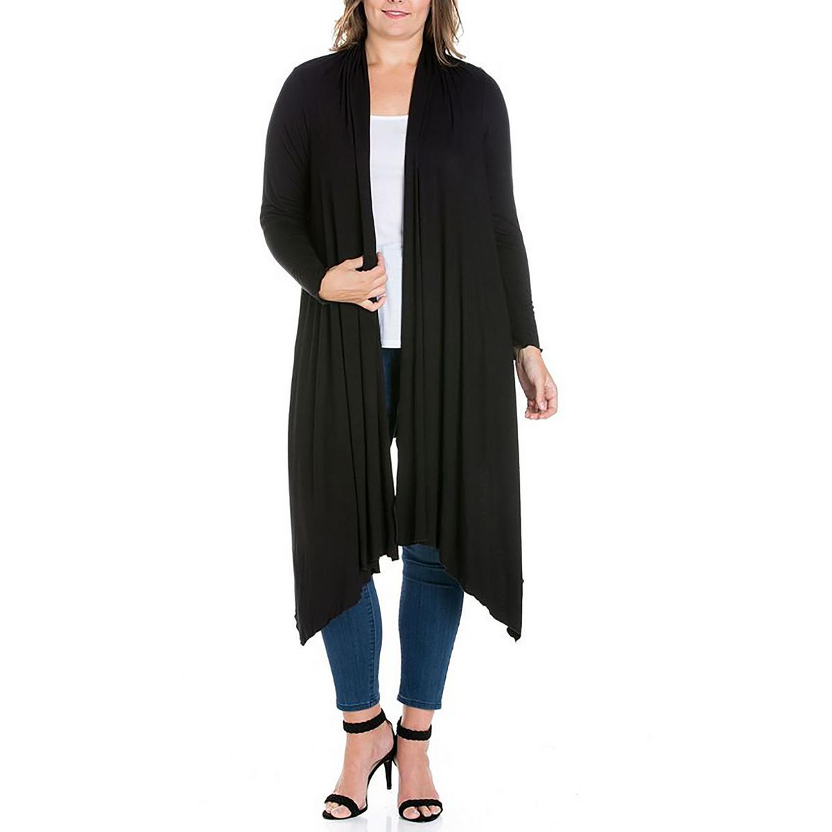 

Женский топ-пуловер Hi-Low Caridg 24seven Comfort Apparel, черный