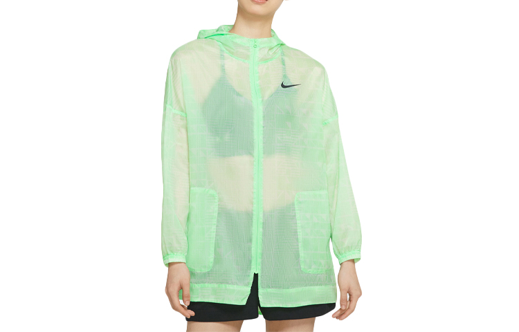 Nike Женская куртка спокойного желтого огуречно-зеленого цвета, Calm Yellow Cucumber Green — фото 3