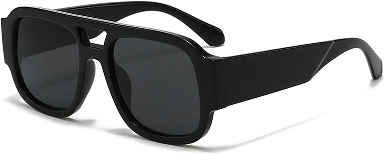 

Винтажные солнцезащитные очки-пилот большого размера для женщин, роскошные модные квадратные солнцезащитные очки для женщин в крупной оправе с леопардовым принтом зеленого цвета mincl, C8