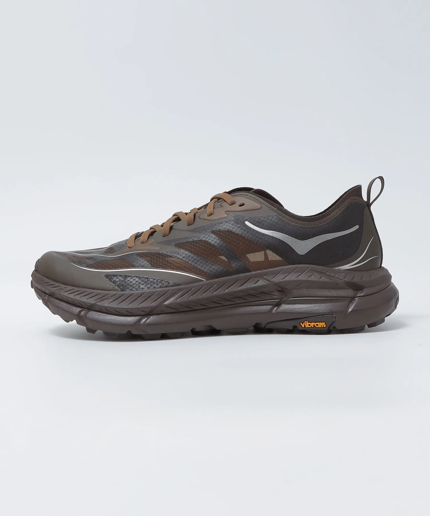 Мужские кроссовки HOKA MAFATE SPEED 4 LITE коричневые — фото 2