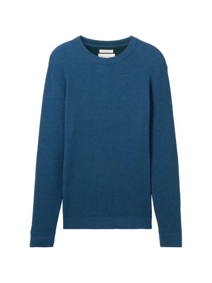 

Пуловер Tom Tailor, цвет dark teal melange