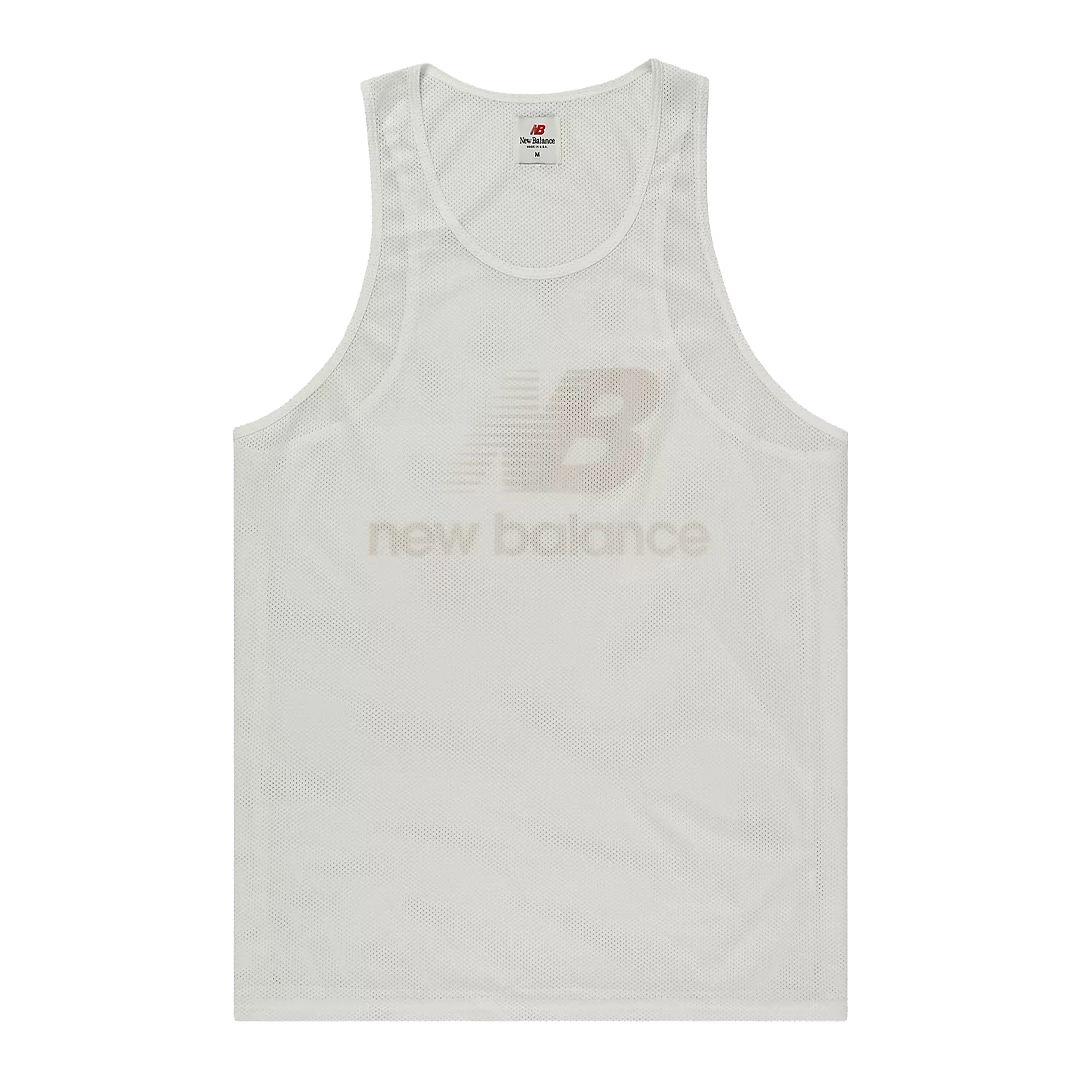 

Спортивный топ New Balance Made in USA Logo Tank 'Sea Salt' MT31545-SST, белый