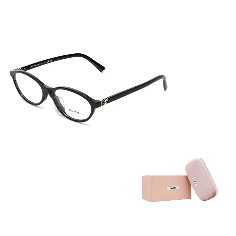 

MIU MIU Очки с овальной оправой, Black