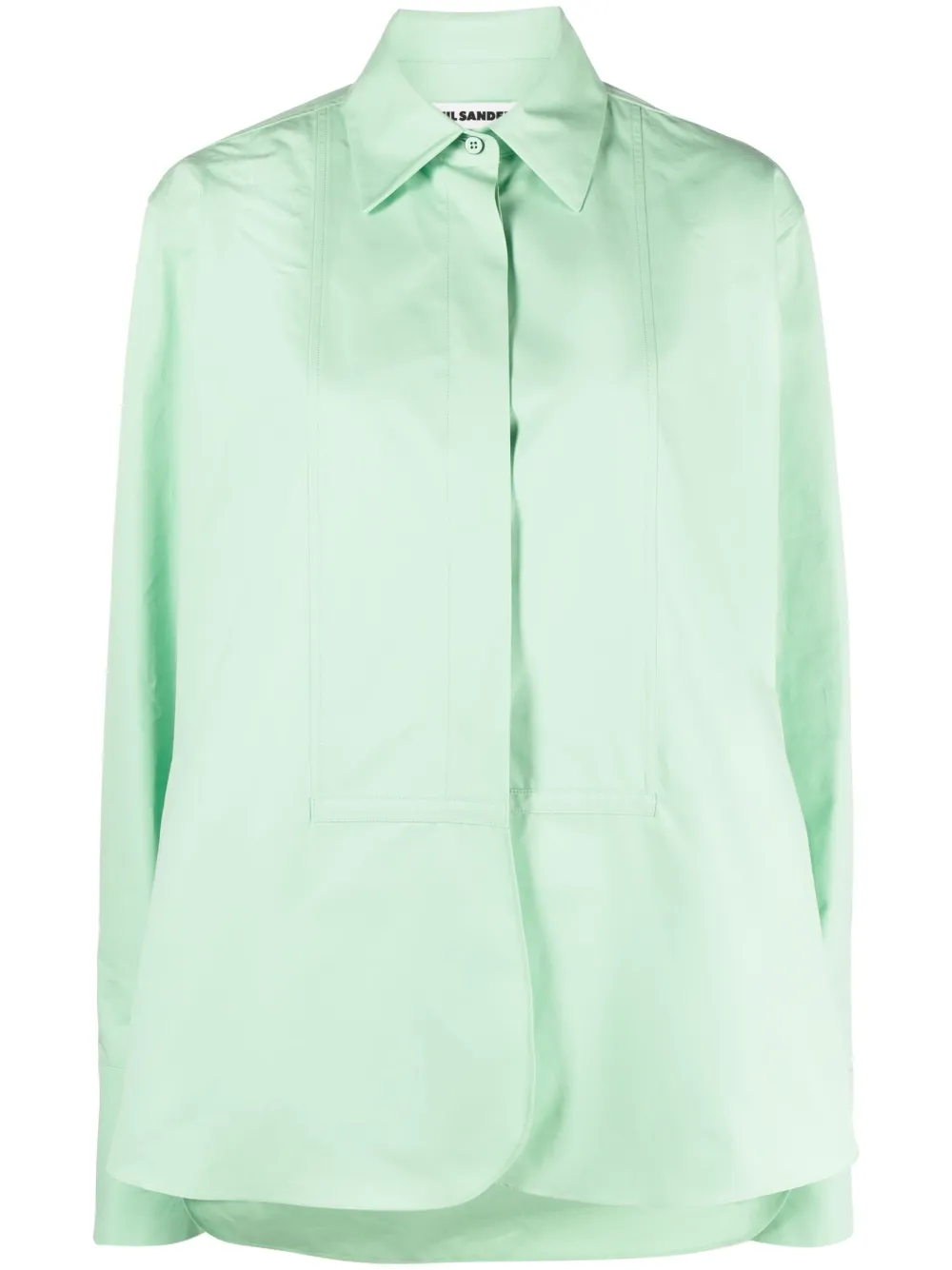 

Рубашка с длинными рукавами JIL SANDER, зеленый